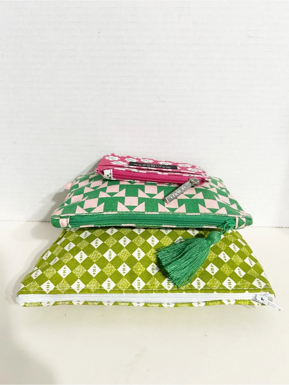 Marimekko For Clinique Ipsy Bundle  Of 3 Makeup Cosmetic Bags Travel Organizers
